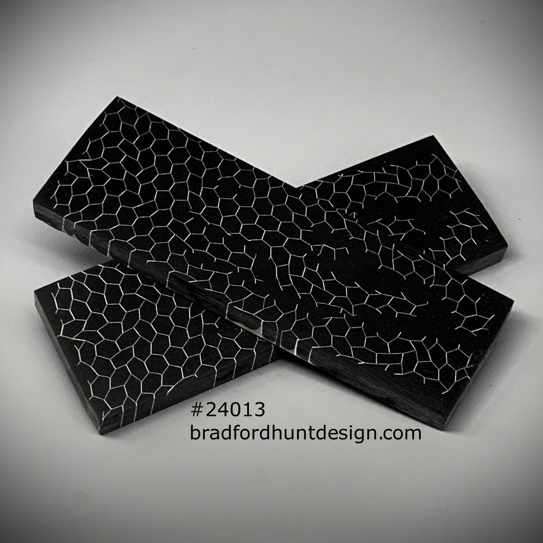 Aluminum Honeycomb and Urethane Resin Custom Knife Scales #24013