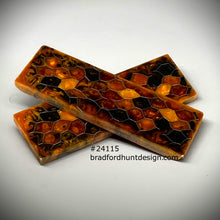 Load image into Gallery viewer, Aluminum Honeycomb and Urethane Resin Custom Knife Scales #24115