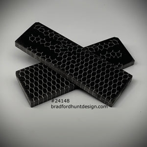 Aluminum Honeycomb and Urethane Resin Custom Knife Scales #24148