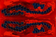 Load image into Gallery viewer, Aluminum Honeycomb and Urethane Resin Custom Knife Scales #25011