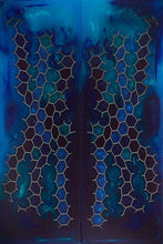 Load image into Gallery viewer, Aluminum Honeycomb and Urethane Resin Custom Knife Scales #25022